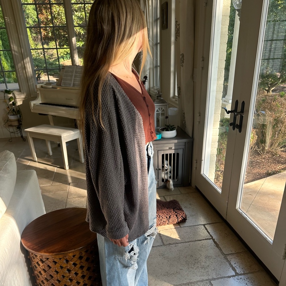 WOMENS LOOSE CARDIGAN
